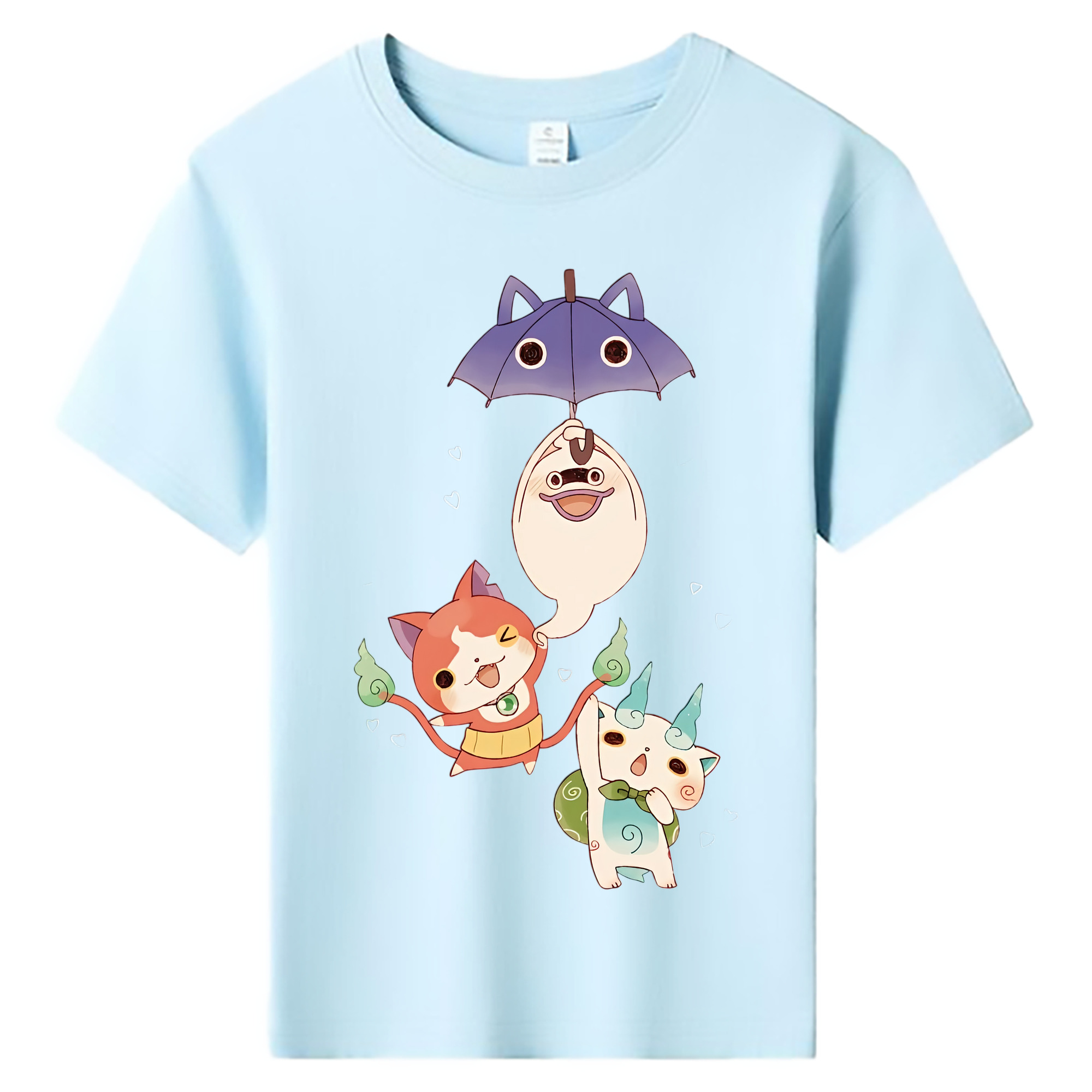 （画像用） 妖怪ウォッチ Yo-kai Watch 綿100％キッズTシャツ（フロントプリント）